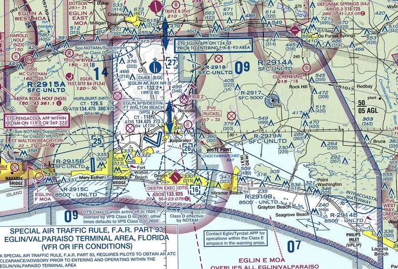 Airspace Sectional Chart Legend